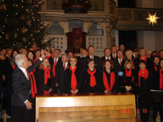 Gemeinsames Weihnachtskonzert mit allen Chören